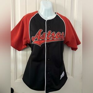 Craig biggio astros vintage alternate Jersey - MLB true fan Black and orange